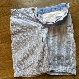 Vineyard Vines Boys Searsucker Shorts Size 14